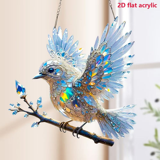 【🎁Vánoční nabídka🎄】Šperky s barevným uměním a křišťálem Sky Bluebird