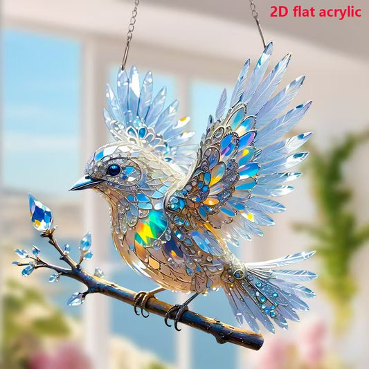【🎁Vánoční nabídka🎄】Šperky s barevným uměním a křišťálem Sky Bluebird