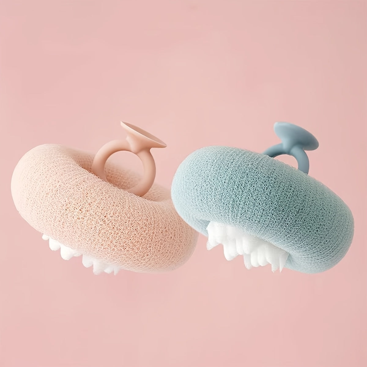 【🎁Vánoční nabídka🎄】Sprchová koule s přísavkou ve tvaru slunečnice, exfoliační houbička