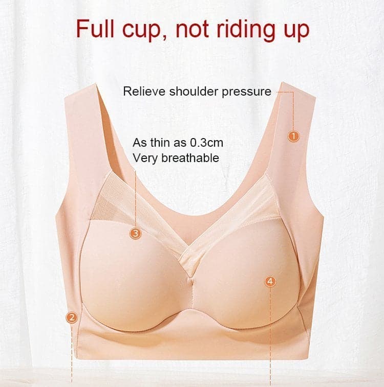【🎁Vánoční nabídka🎄】Sexy bezdrátové podprsenky push Up【1+1 zdarma】  16 Recenze