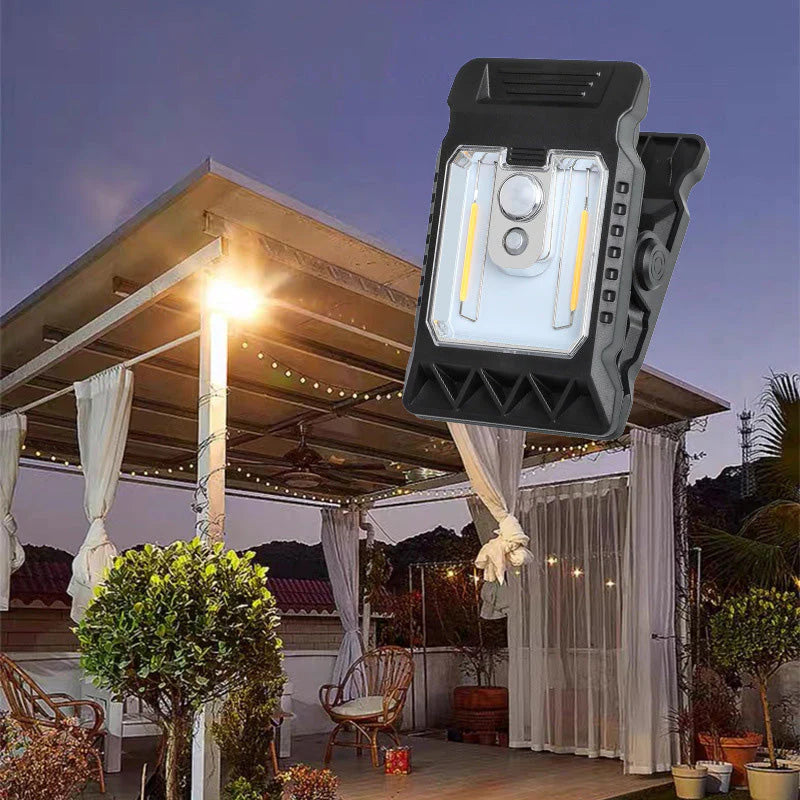 (🔥Kupte 1 a získejte 1 zdarma🔥)Solární klipová lampa s pohybovým senzorem
