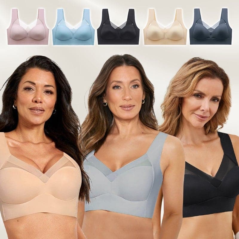 【🎁Vánoční nabídka🎄】Sexy bezdrátové podprsenky push Up【1+1 zdarma】  16 Recenze