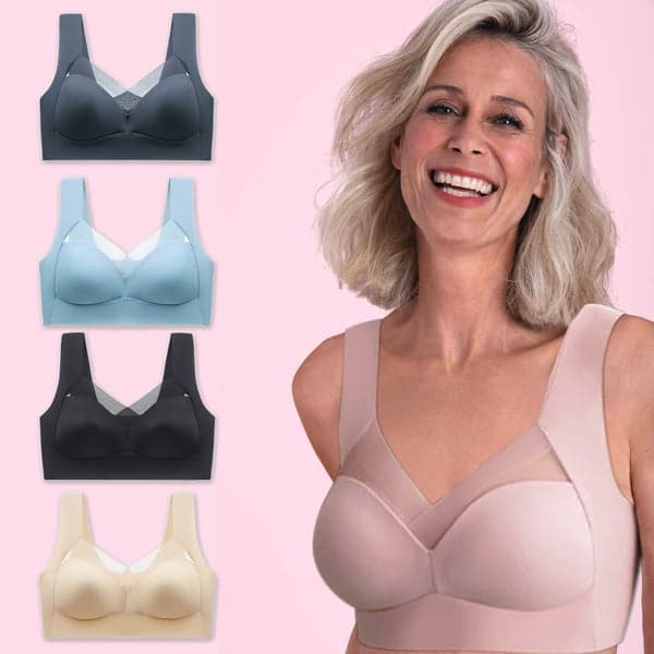 【🎁Vánoční nabídka🎄】Sexy bezdrátové podprsenky push Up【1+1 zdarma】  16 Recenze