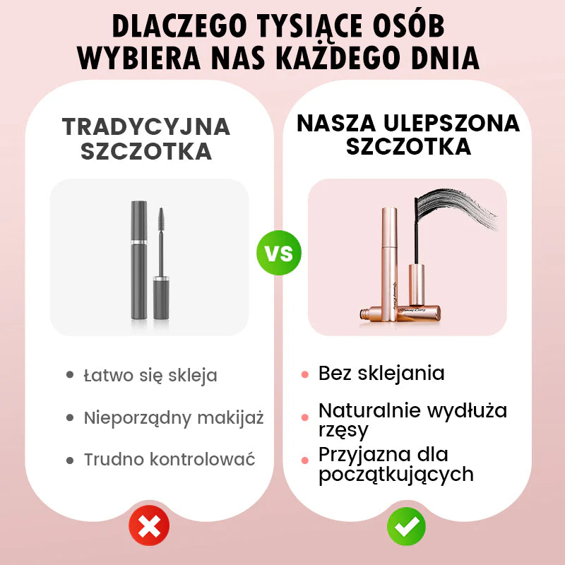 【🎁Vánoční nabídka🎄】Prodlužující a natočující řasenka (🔥Kupte 1 a získejte 1 zdarma🔥)