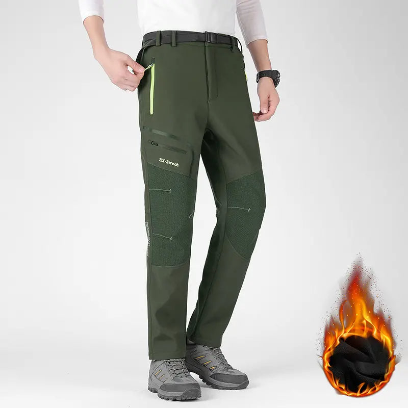 【🎁Vánoční nabídka🎄】【S-5XL】nový podzimní a zimní pánský outdoorový nepromokavý a teplý sametový overal z roku 2025
