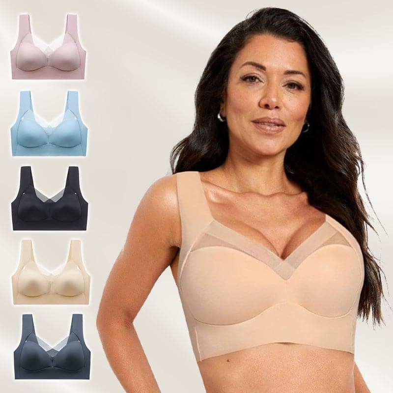 【🎁Vánoční nabídka🎄】Sexy bezdrátové podprsenky push Up【1+1 zdarma】  16 Recenze