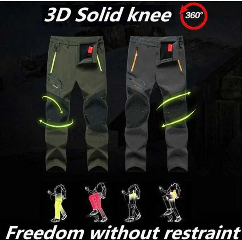 【🎁Vánoční nabídka🎄】【S-5XL】nový podzimní a zimní pánský outdoorový nepromokavý a teplý sametový overal z roku 2025