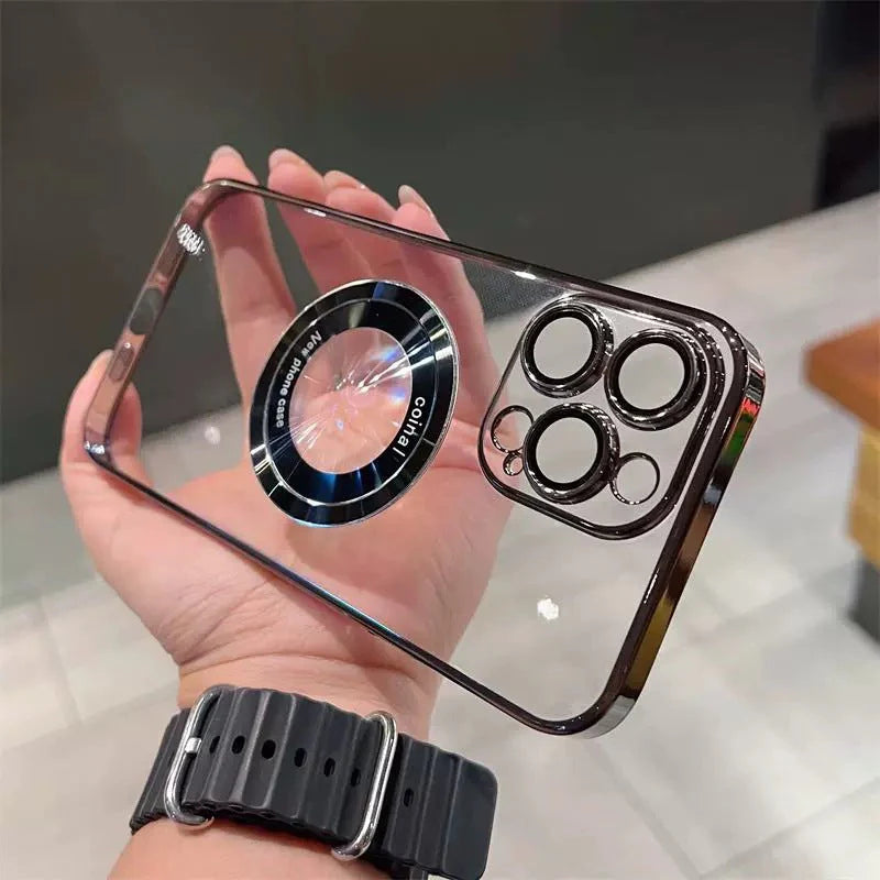 【🎁Vánoční nabídka🎄】Transparentní magnetické pouzdro pro iPhone