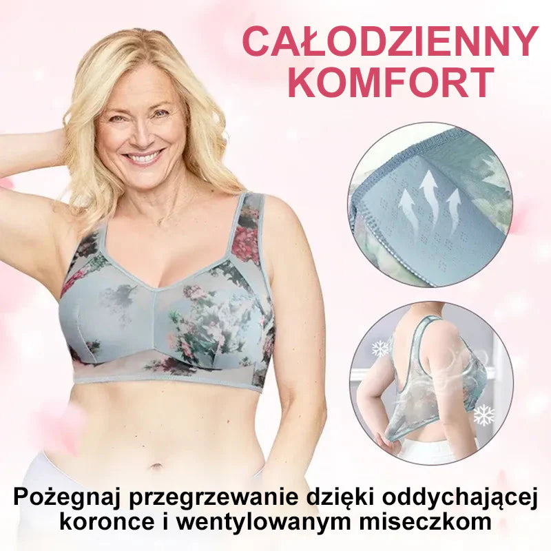 【🎁Vánoční nabídka🎄】Jedinečná krajková podprsenka bez knoflíků (🔥Kupte 1 a dostanete 1 zdarma🔥)