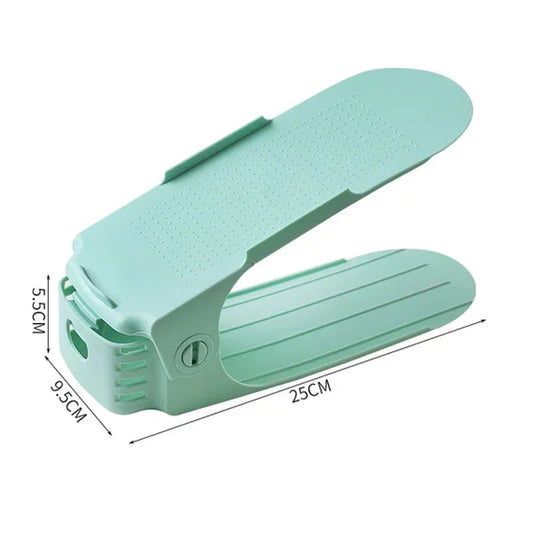 Adjustable Shoe Rack – Space-Saving, Durable & Non-Slip, 3-Level Design