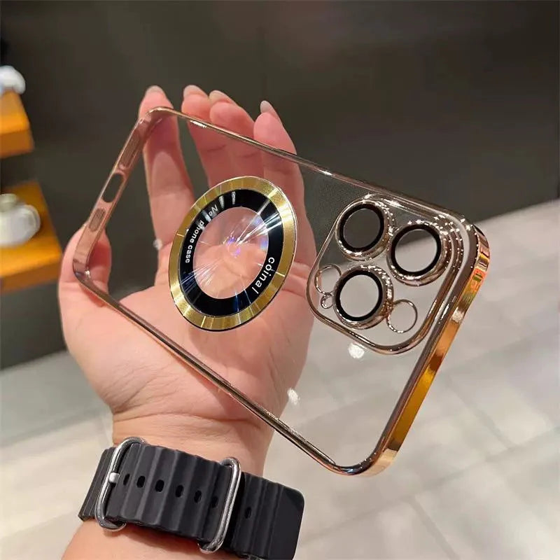 【🎁Vánoční nabídka🎄】Transparentní magnetické pouzdro pro iPhone