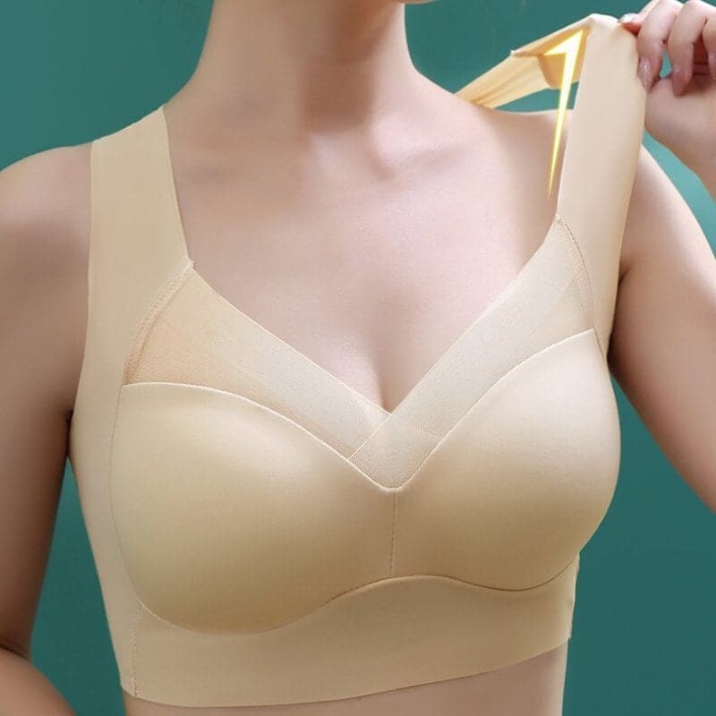 【🎁Vánoční nabídka🎄】Sexy bezdrátové podprsenky push Up【1+1 zdarma】  16 Recenze