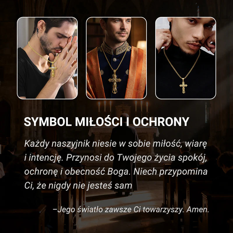 【🎁Vánoční nabídka🎄】Náhrdelník s přívěskem s vyobrazením Ježíše