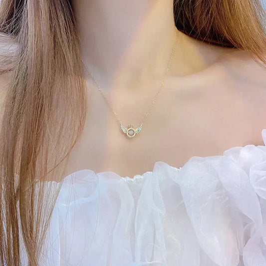 【🎁Vánoční nabídka🎄】Náhrdelník s andělskými křídly