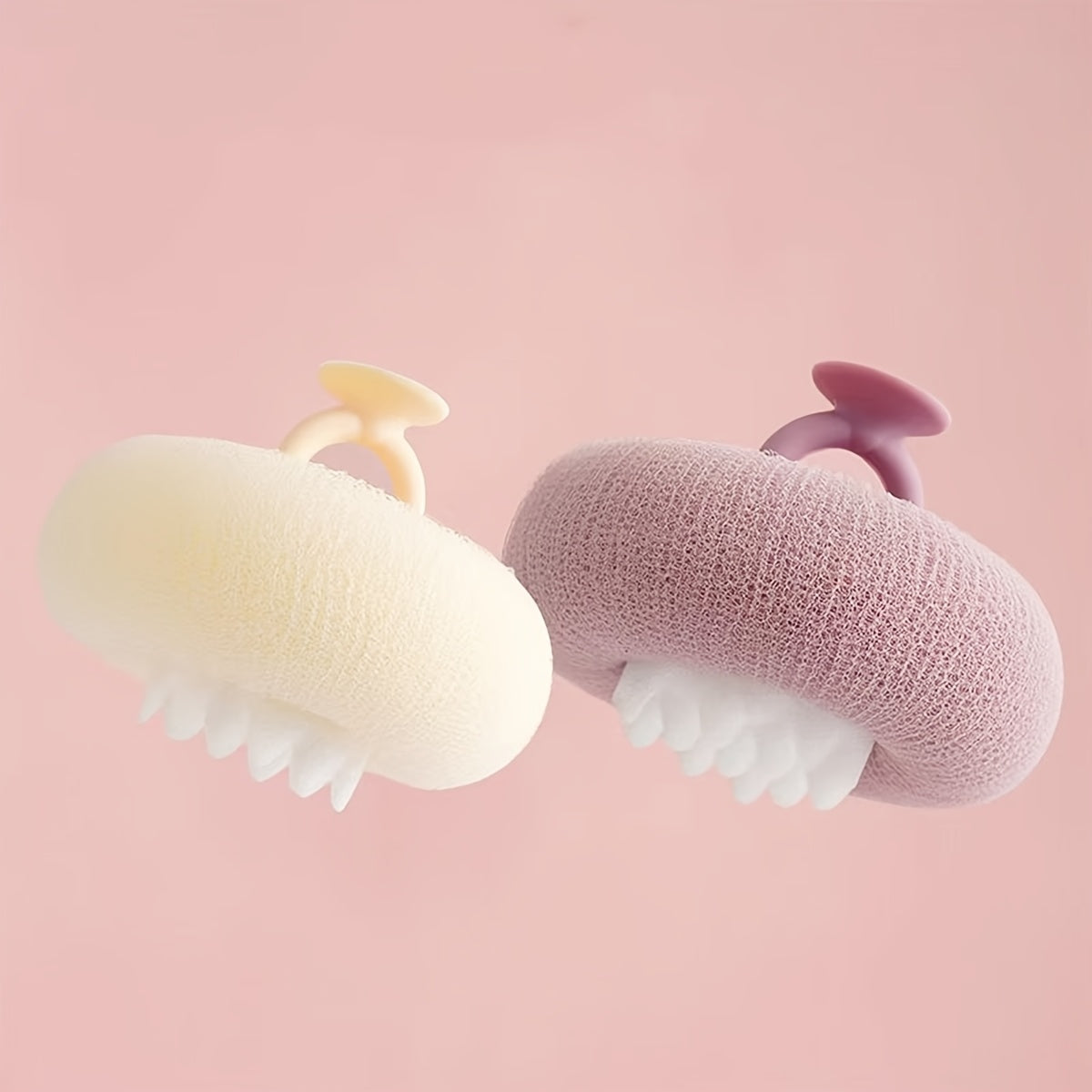 【🎁Vánoční nabídka🎄】Sprchová koule s přísavkou ve tvaru slunečnice, exfoliační houbička