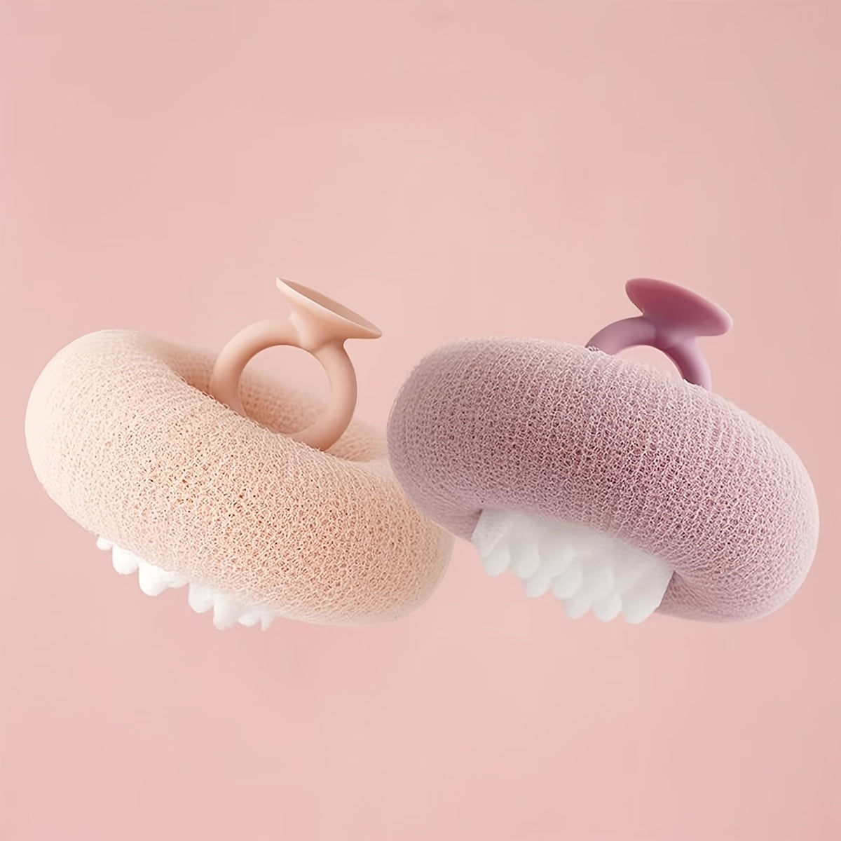 【🎁Vánoční nabídka🎄】Sprchová koule s přísavkou ve tvaru slunečnice, exfoliační houbička
