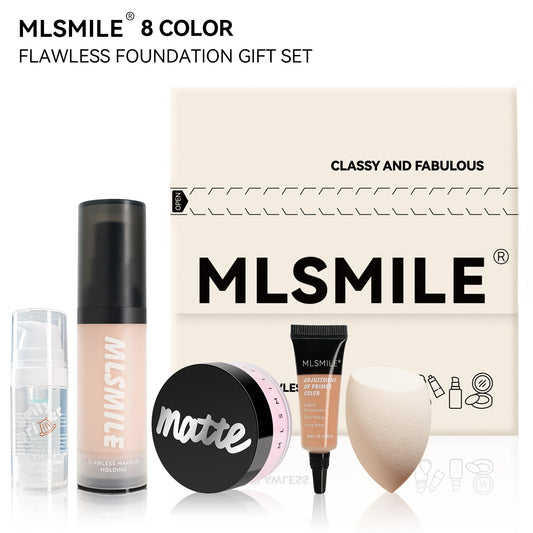 Matte finishing powder for oil control and moisturizing Concealing Foundation