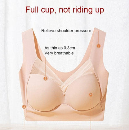 【🎁Vánoční nabídka🎄】Sexy bezdrátové podprsenky push Up【1+1 zdarma】  16 Recenze