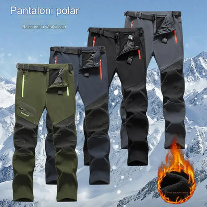 【🎁Vánoční nabídka🎄】【S-5XL】nový podzimní a zimní pánský outdoorový nepromokavý a teplý sametový overal z roku 2025