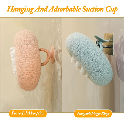 【🎁Vánoční nabídka🎄】Sprchová koule s přísavkou ve tvaru slunečnice, exfoliační houbička