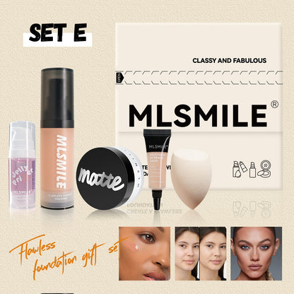 Matte finishing powder for oil control and moisturizing Concealing Foundation