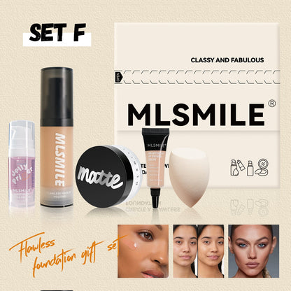 Matte finishing powder for oil control and moisturizing Concealing Foundation