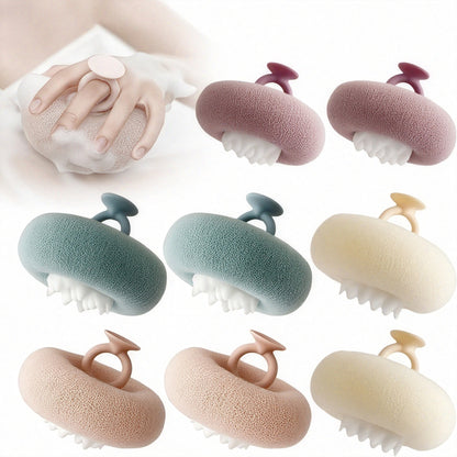 【🎁Vánoční nabídka🎄】Sprchová koule s přísavkou ve tvaru slunečnice, exfoliační houbička