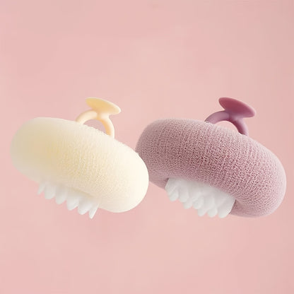 【🎁Vánoční nabídka🎄】Sprchová koule s přísavkou ve tvaru slunečnice, exfoliační houbička