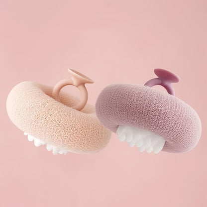 【🎁Vánoční nabídka🎄】Sprchová koule s přísavkou ve tvaru slunečnice, exfoliační houbička